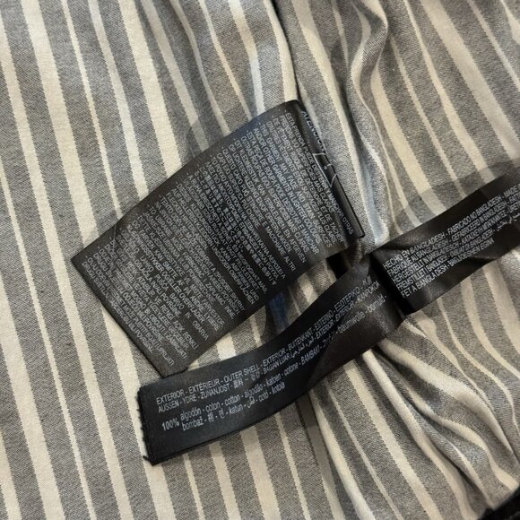 Zara Denim Black Wash Chore Jacket Corduroy Collar Cotton Lined Sz Medium Men's - Picture 5 of 5